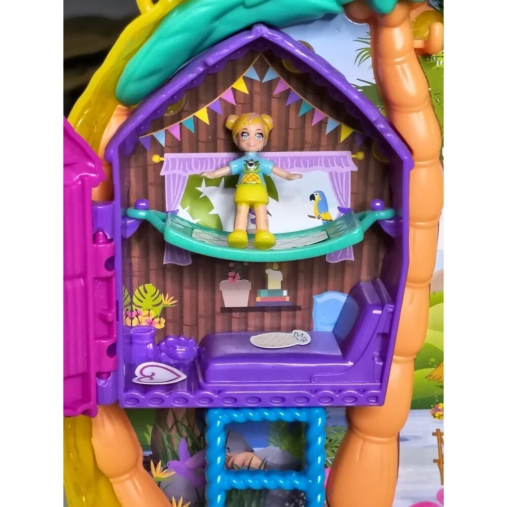 Polly Pocket - Tropicool Pineapple Wearable Purse Compact (Mattel)
